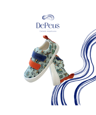 Lona Papaya Navy Flexi Nens