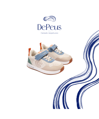 Zapatillas Luces GoFlex Beige