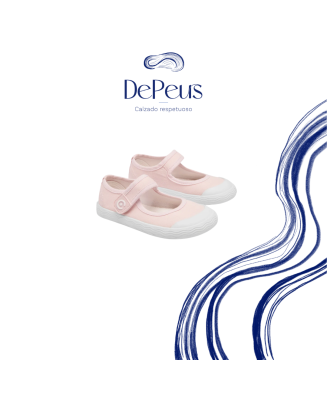 Merceditas Goflex Lona Rosa